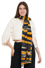 Load image into Gallery viewer, Stripes Silk Wool Blended Stole
